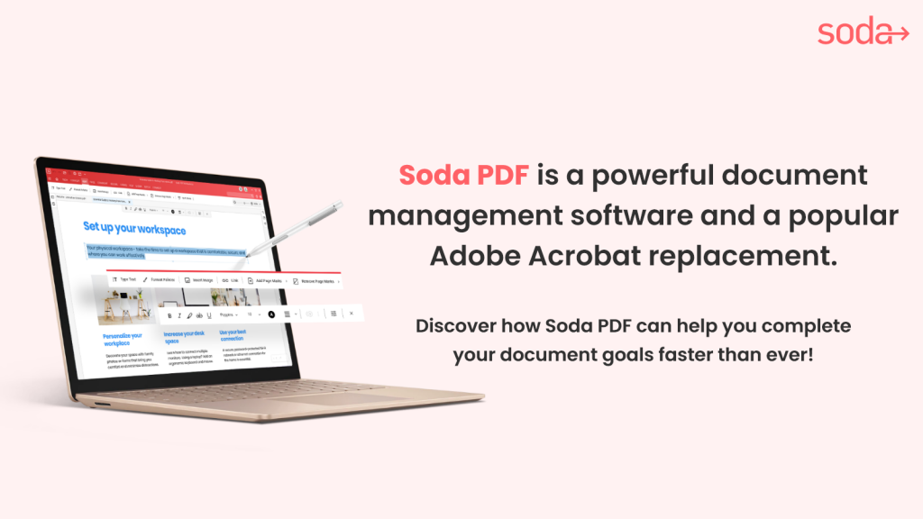 Adobe Acrobat alternative - Soda PDF desktop