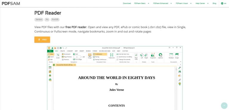 Free PDF creator - PDF Sam