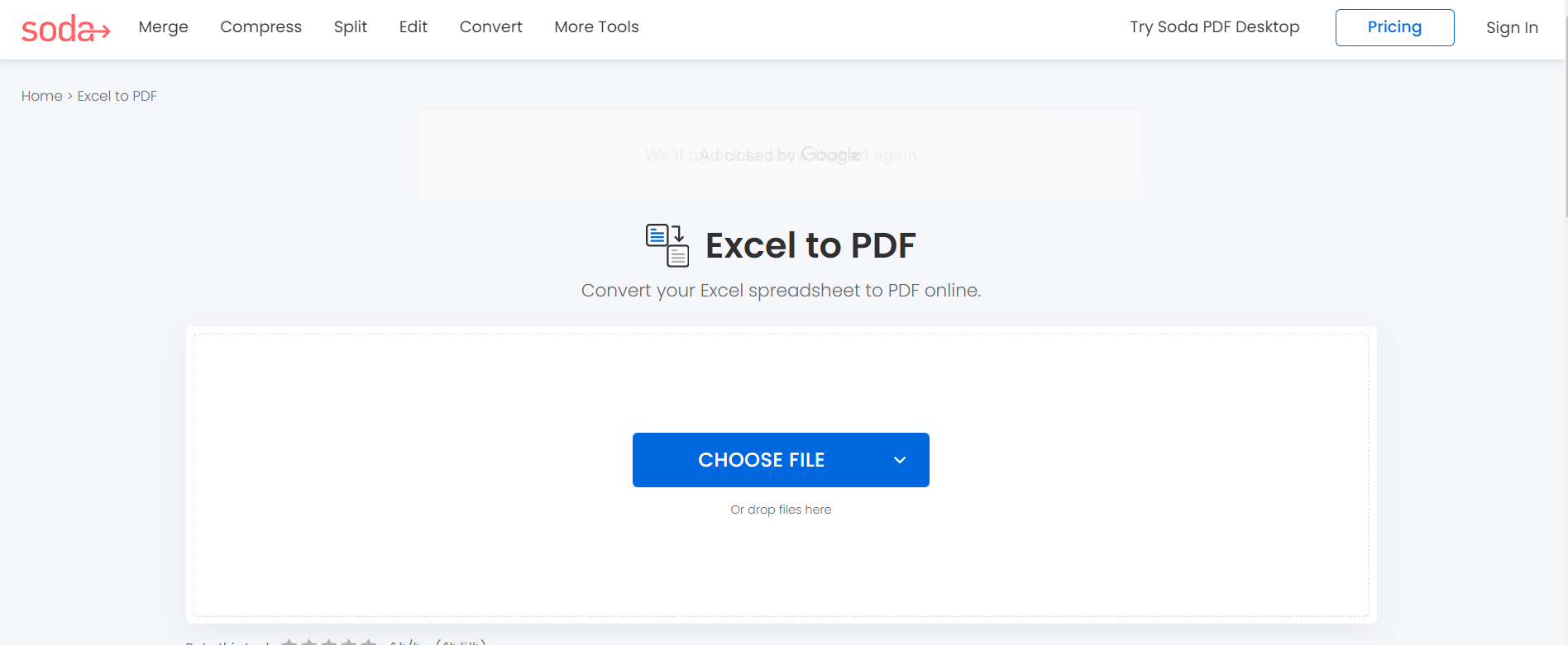 Print Excel to PDF format - Sodapdf.com Blog