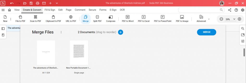 Merge Documents - Merge Tool - How To Cut Copy Paste in PDF - Soda PDF 14