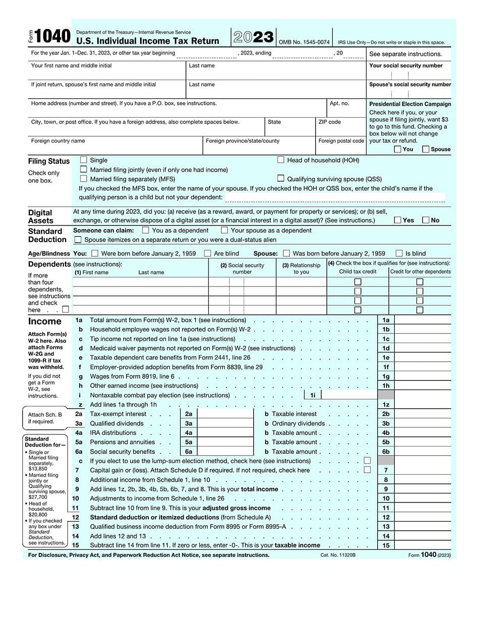 4506-T Form - Request for Transcript of Tax Return Fillable Form