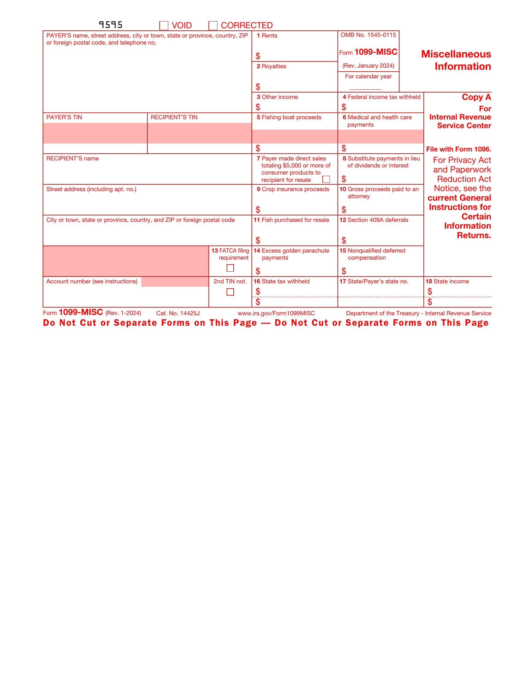Pdf 1099 Form 2023 Printable Forms Free Online
